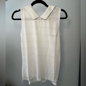 Nike golf/tennis white collared shirt